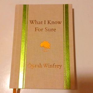 What I know for sure book Oprah winfrey